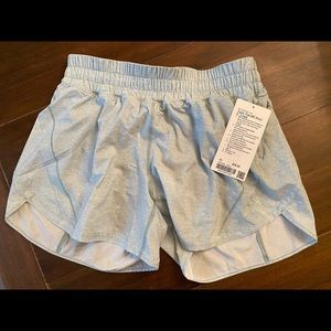 NWT lululemon Track That, 5”, hazy jade sz 10